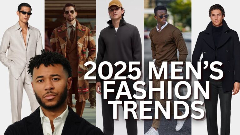 men's fashion trends 2025
