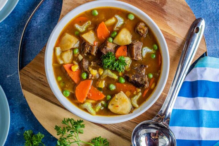 old fashioned vegetable beef soup recipe
