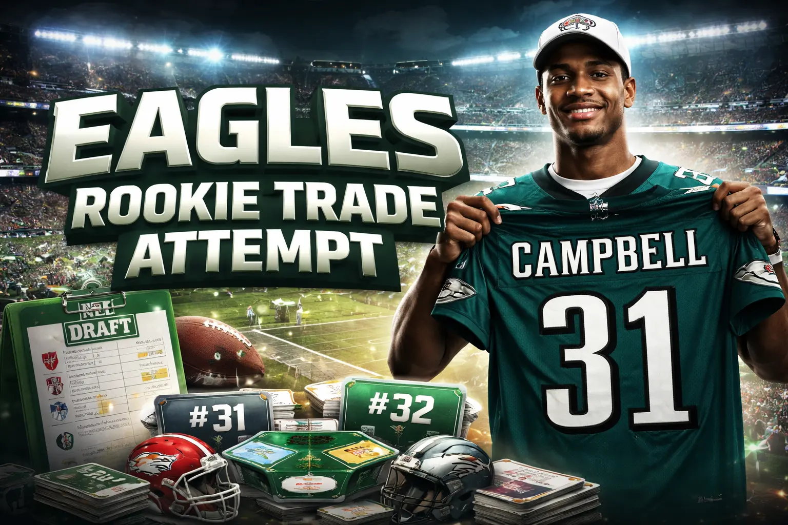 eagles rookie trade attempt