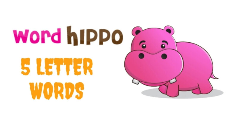 word hippo 5 letter words